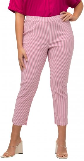 Ulla Popken Stretch Blend Bengaline Pants Pale Lilac - Jeans & Hosen in Großen Größen – Plus Size Damenmode - Jeans & Hosen, EU 42–70