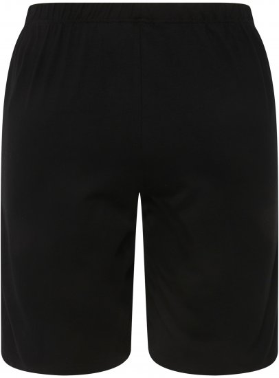 Ulla Popken Stretch Knit Bermuda Shorts Black - Jeans & Hosen in Großen Größen – Plus Size Damenmode - Jeans & Hosen, EU 42–70