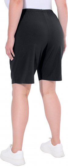 Ulla Popken Stretch Knit Bermuda Shorts Black - Jeans & Hosen in Großen Größen – Plus Size Damenmode - Jeans & Hosen, EU 42–70