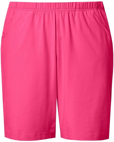 Ulla Popken Stretch Knit Bermuda Shorts Red - Jeans & Hosen in Großen Größen – Plus Size Damenmode - Jeans & Hosen, EU 42–70
