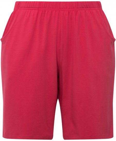Ulla Popken Stretch Knit Bermuda Shorts Red - Jeans & Hosen in Großen Größen – Plus Size Damenmode - 