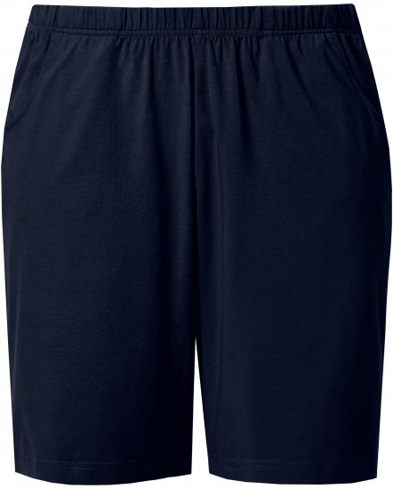 Ulla Popken Stretch Knit Bermuda Shorts Blue - Jeans & Hosen in Großen Größen – Plus Size Damenmode - Jeans & Hosen, EU 42–70