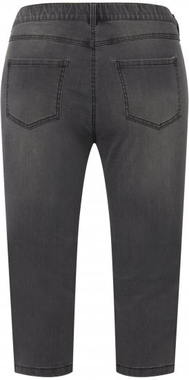 Ulla Popken Basic Capri Sarah Fit Jeans Gray - Jeans & Hosen in Großen Größen – Plus Size Damenmode - Jeans & Hosen, EU 42–70