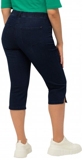 Ulla Popken Basic Capri Sarah Fit Jeans Denim Blue - Jeans & Hosen in Großen Größen – Plus Size Damenmode - 