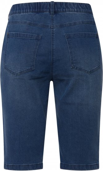 Ulla Popken Basic Denim Mandy Bermuda Shorts Light Blue Denim - Jeans & Hosen in Großen Größen – Plus Size Damenmode - 