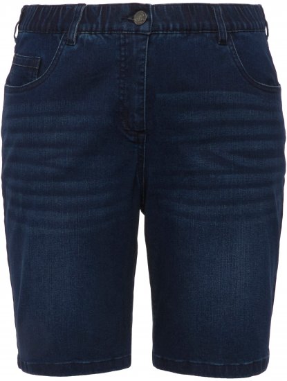 Ulla Popken Basic Denim Mandy Bermuda Shorts Blue Denim - Jeans & Hosen in Großen Größen – Plus Size Damenmode - Jeans & Hosen, EU 42–70