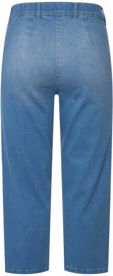 Ulla Popken Cropped Stretch Blend Mony Jeans Blue - Jeans & Hosen in Großen Größen – Plus Size Damenmode - 