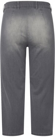 Ulla Popken Cropped Stretch Blend Mony Jeans Denim Blue - Jeans & Hosen in Großen Größen – Plus Size Damenmode - Jeans & Hosen, EU 42–70