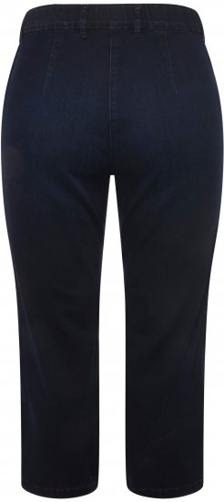 Ulla Popken Cropped Stretch Blend Mony Jeans Denim Blue - Jeans & Hosen in Großen Größen – Plus Size Damenmode - 