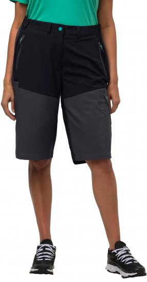 Ulla Popken Water Repellent Nordic Walking Shorts Black - Jeans & Hosen in Großen Größen – Plus Size Damenmode - Jeans & Hosen, EU 42–70