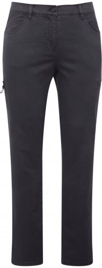 Ulla Popken Stretch Fit 6 Pocket Cargo Pants Black - Jeans & Hosen in Großen Größen – Plus Size Damenmode - 