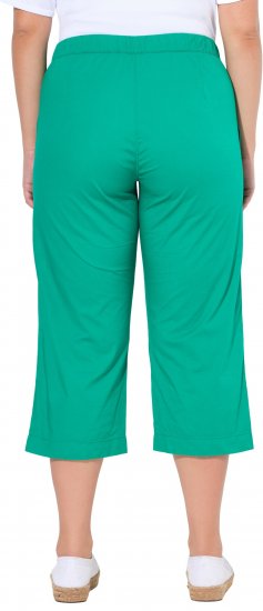Ulla Popken Cropped Ruby Fit Pants Emerald Green - Jeans & Hosen in Großen Größen – Plus Size Damenmode - 