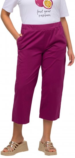 Ulla Popken Cropped Ruby Fit Pants Magnolia Red - Jeans & Hosen in Großen Größen – Plus Size Damenmode - Jeans & Hosen, EU 42–70