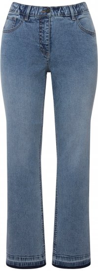 Ulla Popken Wide Leg Stretch Fit Mandy Jeans Light Blue Denim - Jeans & Hosen in Großen Größen – Plus Size Damenmode - 