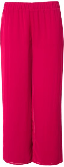 Ulla Popken Layered Chiffon Wide Leg Pants - Jeans & Hosen in Großen Größen – Plus Size Damenmode - 