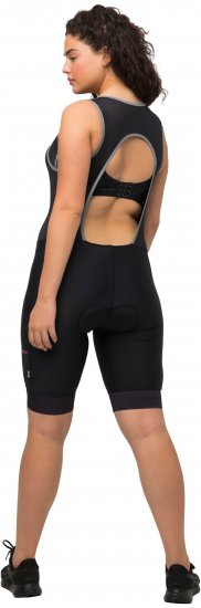 Ulla Popken Padded Cycling Zip Front Bodysuit Black - Jeans & Hosen in Großen Größen – Plus Size Damenmode - Jeans & Hosen, EU 42–70