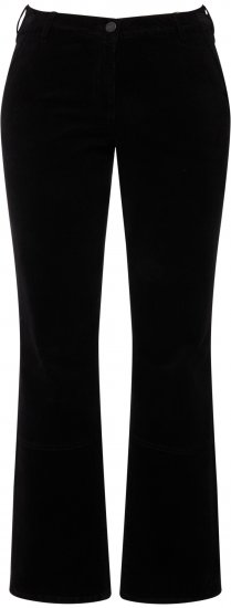 Ulla Popken Mandy Corduroy Pants Black - Jeans & Hosen in Großen Größen – Plus Size Damenmode - 