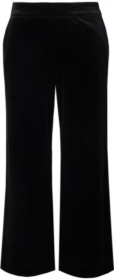 Ulla Popken Velvet Suit Pants Black - Jeans & Hosen in Großen Größen – Plus Size Damenmode - Jeans & Hosen, EU 42–70