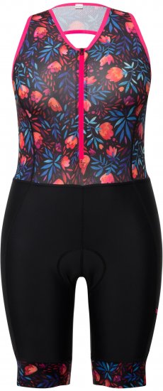 Ulla Popken Functional Padded Zip Front Cycling Leotard Black - Jeans & Hosen in Großen Größen – Plus Size Damenmode - Jeans & Hosen, EU 42–70