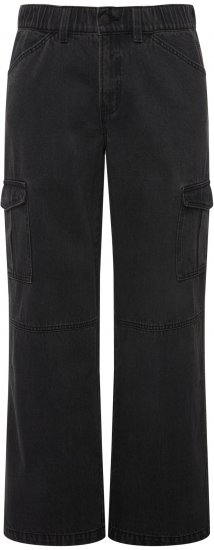 Ulla Popken Mandy Cargo Jeans Black - Jeans & Hosen in Großen Größen – Plus Size Damenmode - Jeans & Hosen, EU 42–70