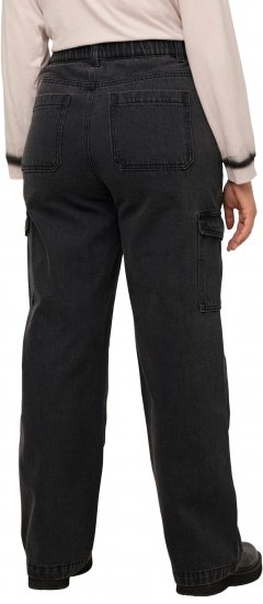 Ulla Popken Mandy Cargo Jeans Black - Jeans & Hosen in Großen Größen – Plus Size Damenmode - Jeans & Hosen, EU 42–70
