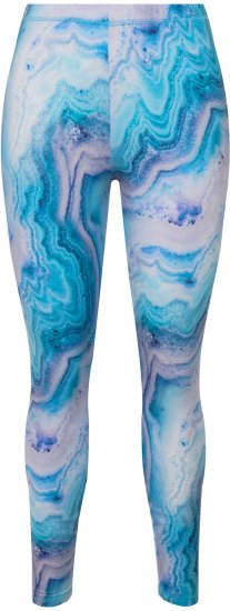 Ulla Popken Marble Ski Leggings Blue - Jeans & Hosen in Großen Größen – Plus Size Damenmode - Jeans & Hosen, EU 42–70