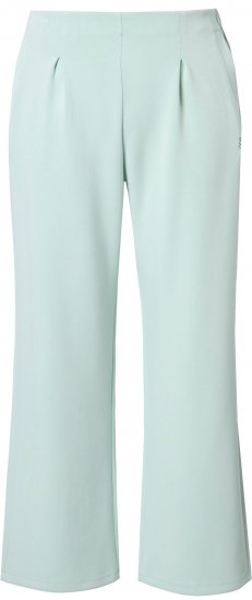 Ulla Popken Box Pleat Stretch Fit Yoga Pants Light Blue - Jeans & Hosen in Großen Größen – Plus Size Damenmode - 