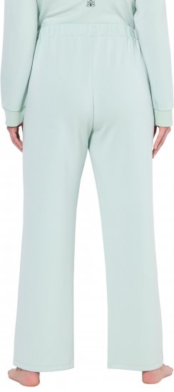 Ulla Popken Box Pleat Stretch Fit Yoga Pants Light Blue - Jeans & Hosen in Großen Größen – Plus Size Damenmode - 