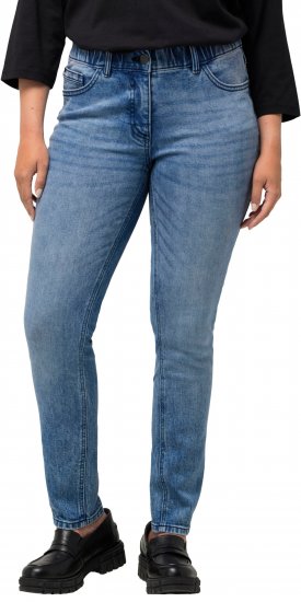 Ulla Popken Distressed Wash Jeans Blue - Jeans & Hosen in Großen Größen – Plus Size Damenmode - Jeans & Hosen, EU 42–70