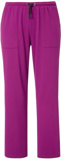 Ulla Popken Straight Leg Joggers Purple - Jeans & Hosen in Großen Größen – Plus Size Damenmode - 