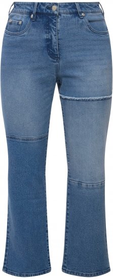 Ulla Popken Patchwork Jeans Blue - Jeans & Hosen in Großen Größen – Plus Size Damenmode - 