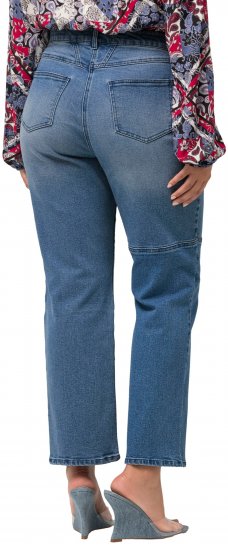 Ulla Popken Patchwork Jeans Blue - Jeans & Hosen in Großen Größen – Plus Size Damenmode - 