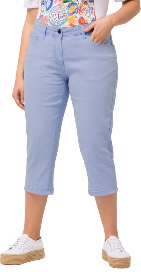Ulla Popken Capri Boyfriend Jeans Blue - Jeans & Hosen in Großen Größen – Plus Size Damenmode - Jeans & Hosen, EU 42–70