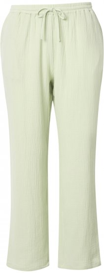Ulla Popken Muslin Pull On Pants Green - Jeans & Hosen in Großen Größen – Plus Size Damenmode - Jeans & Hosen, EU 42–70