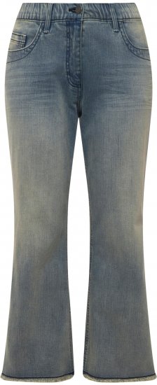 Ulla Popken Fringed Leg Mandy Jeans Blue - Jeans & Hosen in Großen Größen – Plus Size Damenmode - Jeans & Hosen, EU 42–70