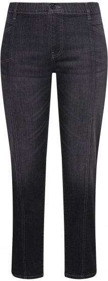 Ulla Popken Decorative Seam Boyfriend Jeans Dark Teal - Jeans & Hosen in Großen Größen – Plus Size Damenmode - 