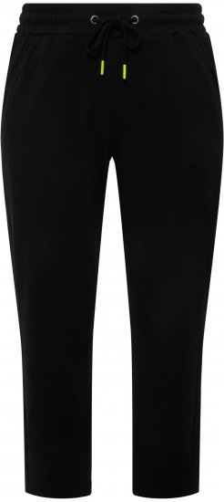Ulla Popken Decorative Seam Sweatpants Black - Jeans & Hosen in Großen Größen – Plus Size Damenmode - Jeans & Hosen, EU 42–70