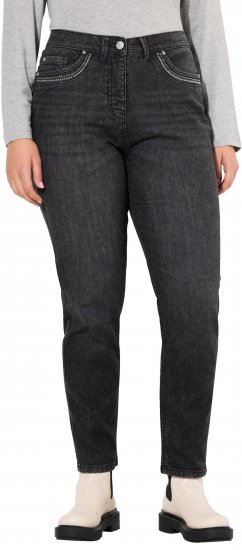 Ulla Popken Rivet Detail Mom Jeans Denim Blue - Jeans & Hosen in Großen Größen – Plus Size Damenmode - Jeans & Hosen, EU 42–70