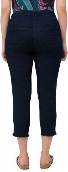 Ulla Popken Cropped Raw Hem Jeggings Denim Blue - Jeans & Hosen in Großen Größen – Plus Size Damenmode - Jeans & Hosen, EU 42–70