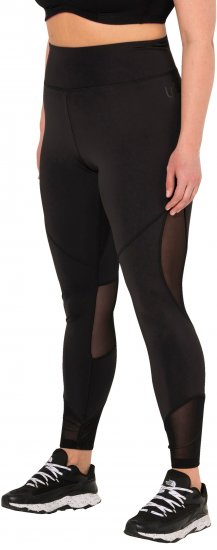 Ulla Popken Mesh Panel Leggings Black - Jeans & Hosen in Großen Größen – Plus Size Damenmode - Jeans & Hosen, EU 42–70
