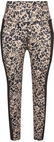 Ulla Popken Leopard Print Quick Drying Leggings Orange - Jeans & Hosen in Großen Größen – Plus Size Damenmode - Jeans & Hosen, EU 42–70