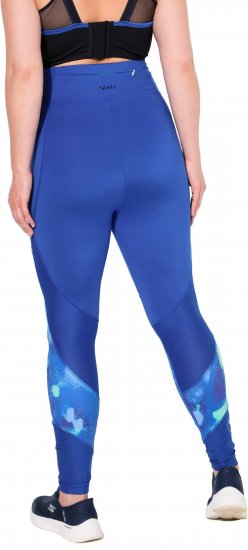 Ulla Popken Quick Dry Abstract Print Leggings Blue - Jeans & Hosen in Großen Größen – Plus Size Damenmode - Jeans & Hosen, EU 42–70