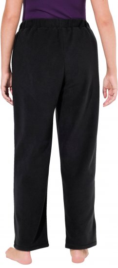 Ulla Popken Fleece Loungewear Pants Black - Jeans & Hosen in Großen Größen – Plus Size Damenmode - Jeans & Hosen, EU 42–70