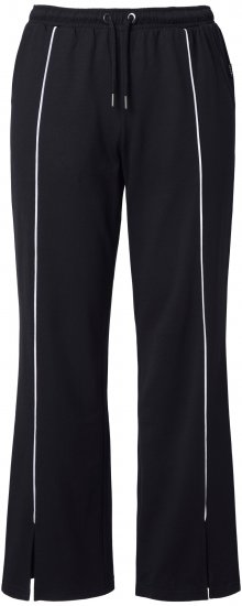 Ulla Popken Tracksuit Pants Black - Jeans & Hosen in Großen Größen – Plus Size Damenmode - 