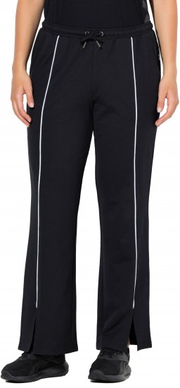Ulla Popken Tracksuit Pants Black - Jeans & Hosen in Großen Größen – Plus Size Damenmode - 