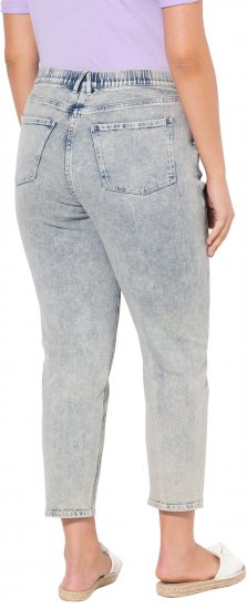 Ulla Popken Tapered Leg Mom Jeans Blue Denim - Jeans & Hosen in Großen Größen – Plus Size Damenmode - Jeans & Hosen, EU 42–70