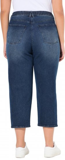 Ulla Popken Tapered Leg Mom Jeans Denim Blue - Jeans & Hosen in Großen Größen – Plus Size Damenmode - Jeans & Hosen, EU 42–70