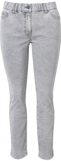 Ulla Popken Stretch Cotton Cargo Crop Pants White - Jeans & Hosen in Großen Größen – Plus Size Damenmode - Jeans & Hosen, EU 42–70