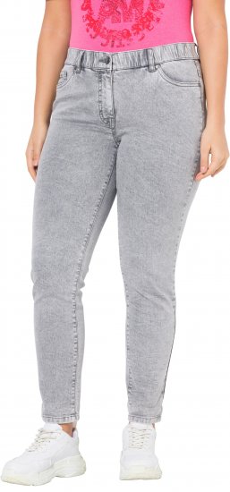 Ulla Popken Stretch Cotton Cargo Crop Pants White - Jeans & Hosen in Großen Größen – Plus Size Damenmode - Jeans & Hosen, EU 42–70