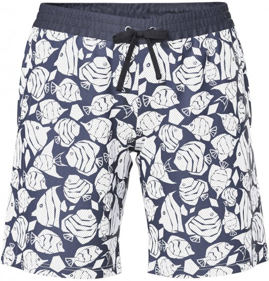 Ulla Popken Angelfish Mesh Shorts Blue - Jeans & Hosen in Großen Größen – Plus Size Damenmode - Jeans & Hosen, EU 42–70